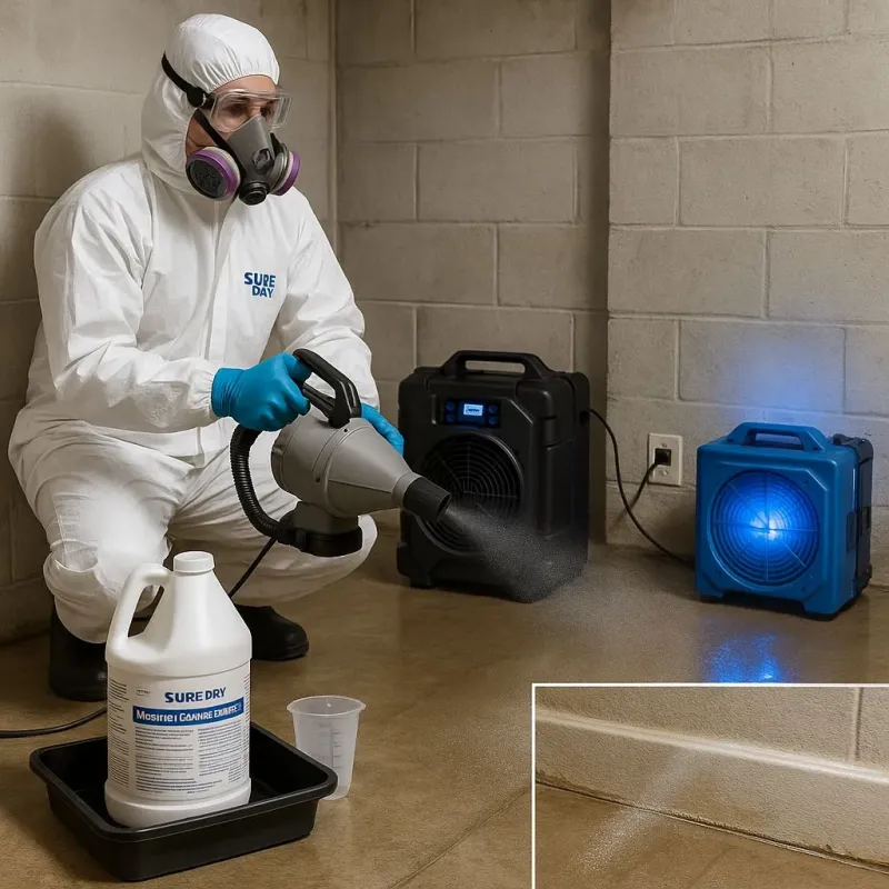 Sanitization and Odor Removal process in La Verne, CA