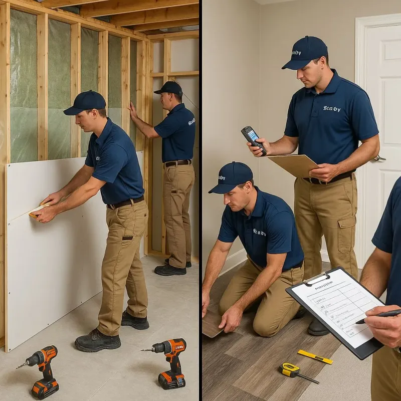 Repairs and Reconstruction process in La Verne, CA